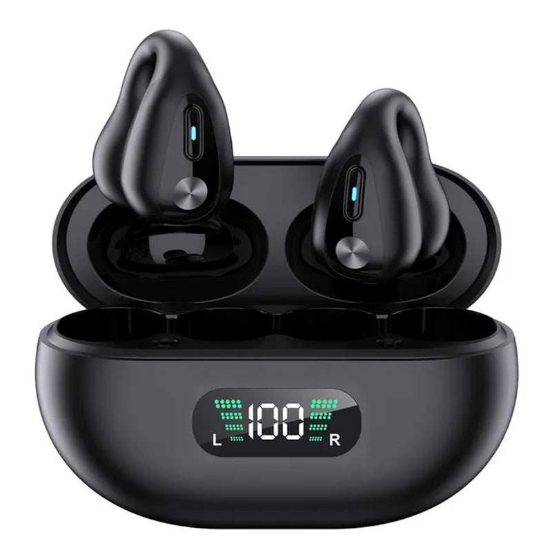 Wireless Earphones TWS Bluetooth Earbuds Hifi Bass Sport Open Ear Clip Headphones Earring Gaming Headset PK Ambie Sound Earcuffs